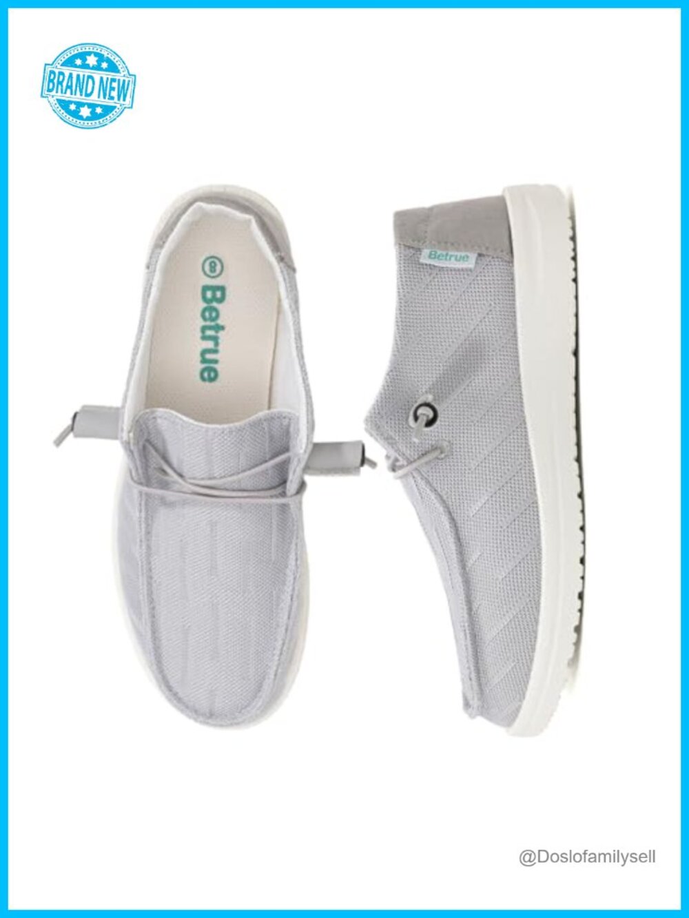 Lightweight Boat Shoes Slip On Loafers Breathable Canvas Sneakers